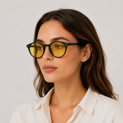 Elian Óptica Amber Night — Warm-Tint Screen Glasses imagen 5