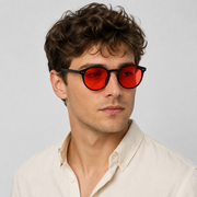 Elian Óptica Amber Night — Warm-Tint Screen Glasses imagen 9