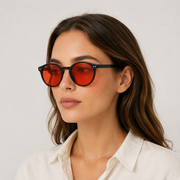 Elian Óptica Amber Night — Warm-Tint Screen Glasses imagen 10