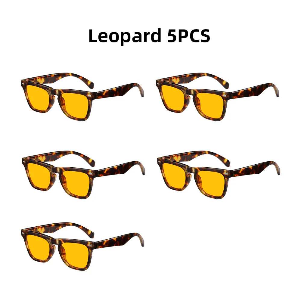 Rectangle Black Blue Light Blocking Glasses Men Gaming anti Bluelight Women Orange Night Vision Computer Eyeglasses