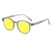 Elian Óptica Amber Round — gafas amarillas para pantallas imagen 3