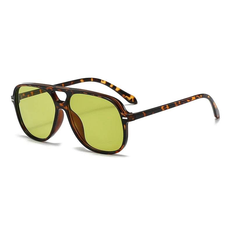 Vintage Fashion Pilot Sun Glasses Women Men Retro Trend Sun Glasses Outdoor Driving Eyeglasses Lady Man UV400 Protective Glasses