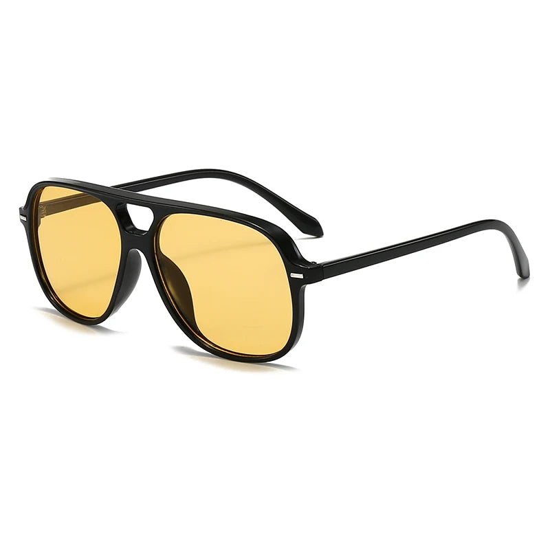 Vintage Fashion Pilot Sun Glasses Women Men Retro Trend Sun Glasses Outdoor Driving Eyeglasses Lady Man UV400 Protective Glasses
