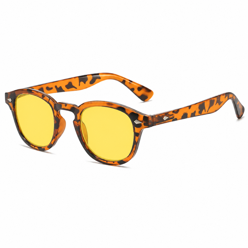 Elian Óptica Classic Yellow — gafas luz azul para día vista 1