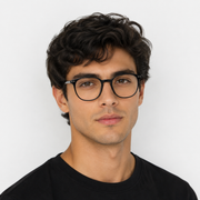 Elian Óptica Soft Round — Round Blue Light Glasses imagen 4