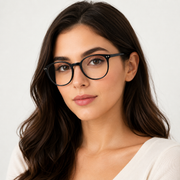 Elian Óptica Soft Round — Round Blue Light Glasses imagen 5