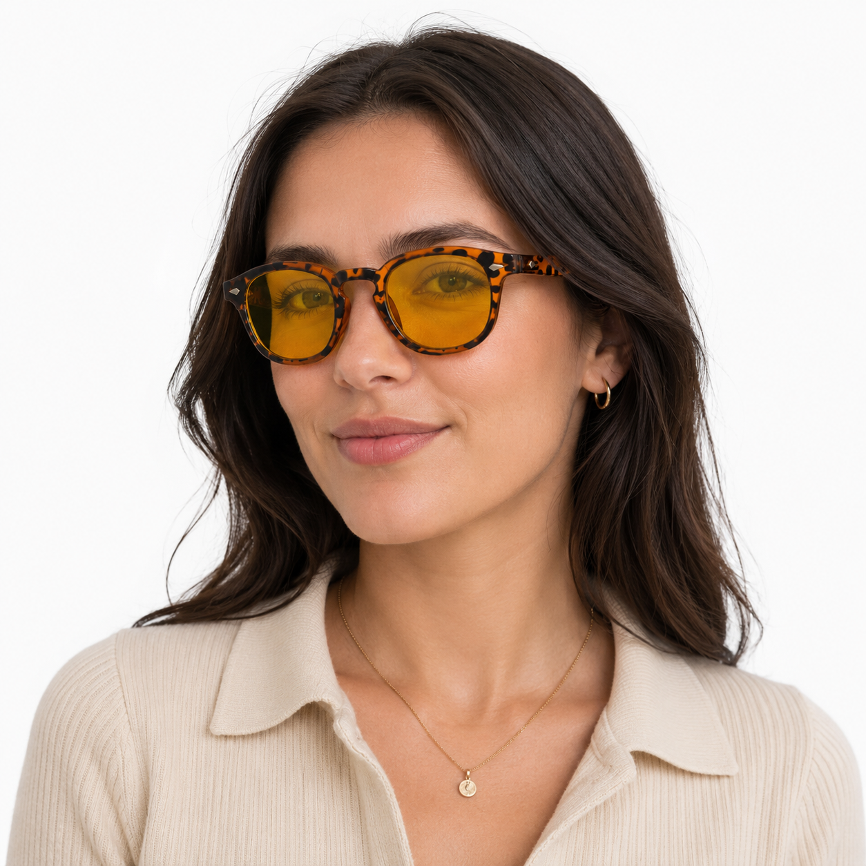 Elian Óptica Classic Yellow — Daytime Blue Light Glasses