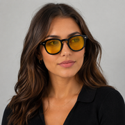 Elian Óptica Classic Yellow — Daytime Blue Light Glasses imagen 20