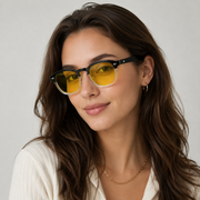 Elian Óptica Classic Yellow — Daytime Blue Light Glasses imagen 15
