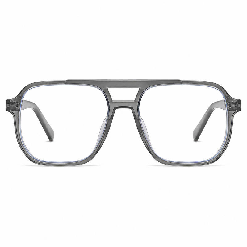Elian Óptica Crystal Round — Clear Glasses for Screens vista 2