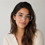 Elian Óptica Crystal Round — Clear Glasses for Screens imagen 10