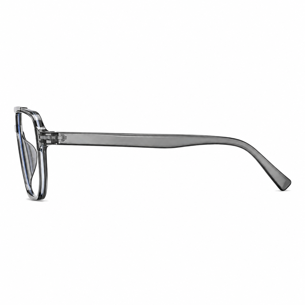 Elian Óptica Crystal Round — Clear Glasses for Screens