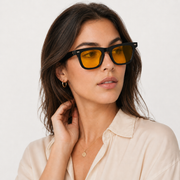 Elian Óptica Clear Square — Clear Blue Light Glasses imagen 5