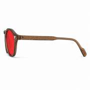 Elian Óptica Amber Round — Yellow-Tint Screen Glasses imagen 43