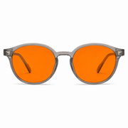 Elian Óptica Amber Round — Yellow-Tint Screen Glasses imagen 27