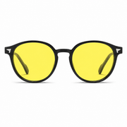 Elian Óptica Amber Round — Yellow-Tint Screen Glasses imagen 2