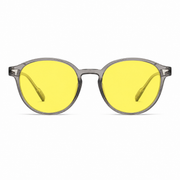 Elian Óptica Amber Round — Yellow-Tint Screen Glasses imagen 12