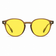 Elian Óptica Amber Round — Yellow-Tint Screen Glasses imagen 7
