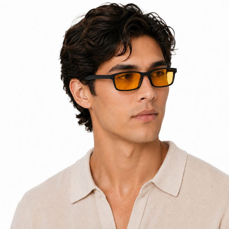 Elian Óptica Night Focus — Warm-Tint Night Glasses vista 4