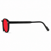 Elian Óptica Amber Round — Yellow-Tint Screen Glasses imagen 33