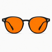 Elian Óptica Amber Round — Yellow-Tint Screen Glasses imagen 17