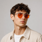 Elian Óptica Sunset Shield — Warm-Tint Digital Glasses imagen 14