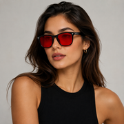 Elian Óptica Sunset Shield — Warm-Tint Digital Glasses imagen 10