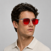 Elian Óptica Sunset Shield — Warm-Tint Digital Glasses imagen 19