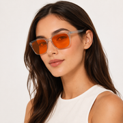 Elian Óptica Sunset Shield — Warm-Tint Digital Glasses imagen 15