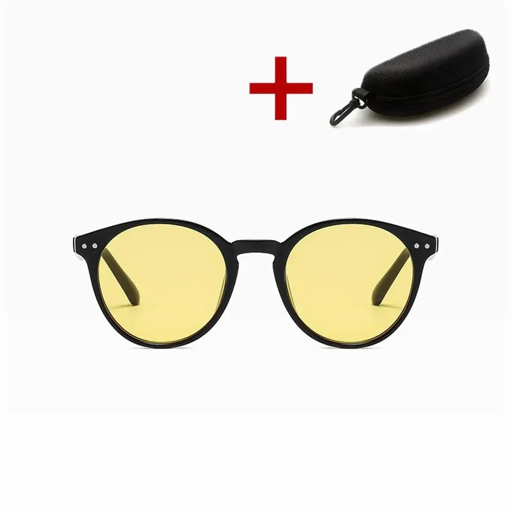 Blue Light Blocking Glasses Red Tinted Lenses Better Sleep Prevent Eye Fatigue Men Women TR90 Nightvision for Work and Sport