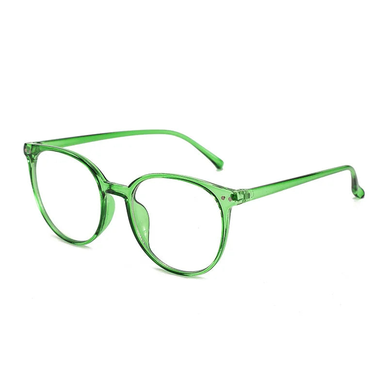 Vintage round Transparent Computer Glasses Frame Women Men anti Blue Light Eyewear Blocking Eyeglass Optical Spectacle