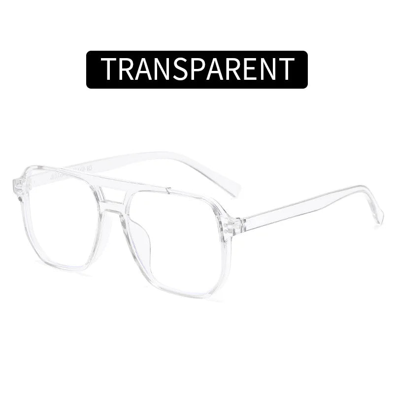 Transparent Computer Glasses Frame Women Men anti Blue Light Square Eyewear Blocking Glasses Optical Spectacle Eyeglass