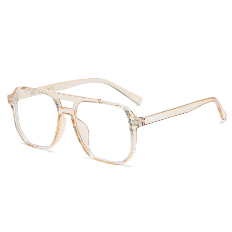 Transparent Computer Glasses Frame Women Men anti Blue Light Square Eyewear Blocking Glasses Optical Spectacle Eyeglass