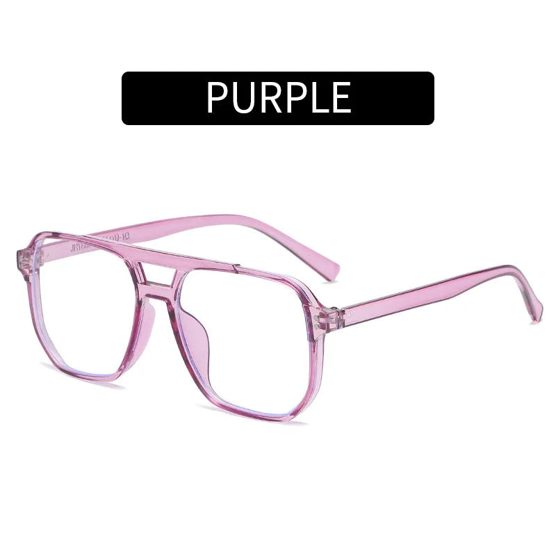 Transparent Computer Glasses Frame Women Men anti Blue Light Square Eyewear Blocking Glasses Optical Spectacle Eyeglass