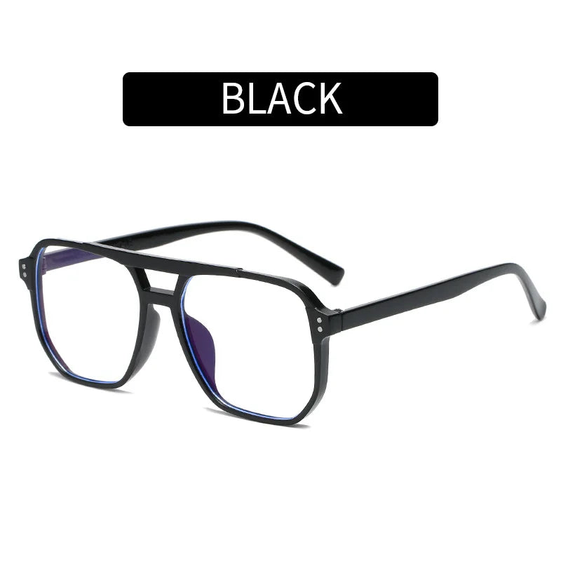 Transparent Computer Glasses Frame Women Men anti Blue Light Square Eyewear Blocking Glasses Optical Spectacle Eyeglass