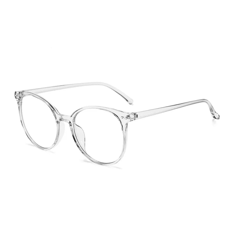 Vintage round Transparent Computer Glasses Frame Women Men anti Blue Light Eyewear Blocking Eyeglass Optical Spectacle