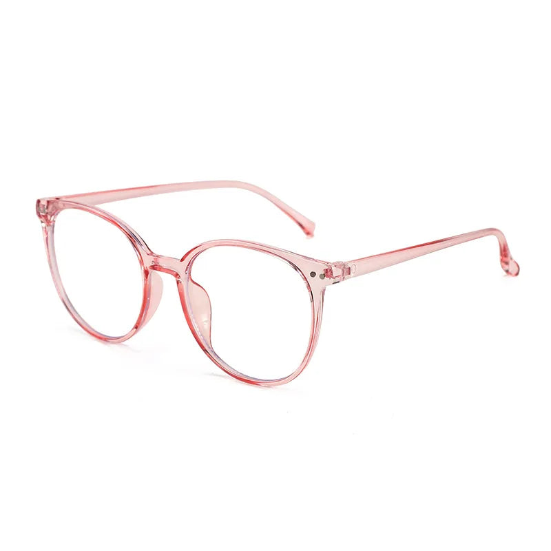Vintage round Transparent Computer Glasses Frame Women Men anti Blue Light Eyewear Blocking Eyeglass Optical Spectacle