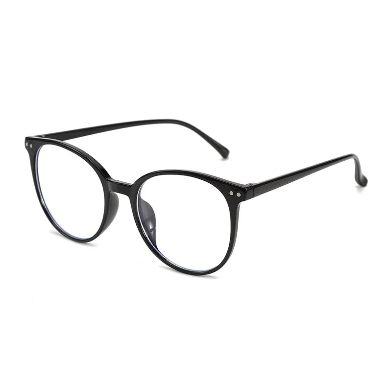Vintage round Transparent Computer Glasses Frame Women Men anti Blue Light Eyewear Blocking Eyeglass Optical Spectacle