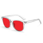 Elian Óptica Sunset Shield — gafas cálidas para descanso digital imagen 2