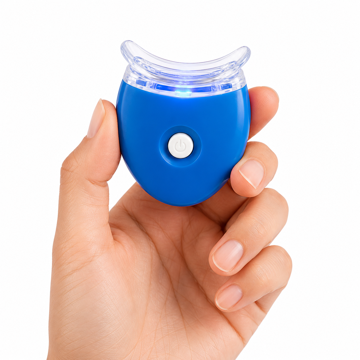 Blanqueador Dental LED - tamano en mano